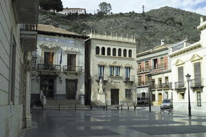 cityscape, day, eye level view, Orihuela, residential, Spain, square, sunny, Valenciana