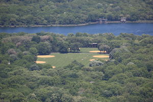 Central Park, day, elevated, lake, Manhattan, New York, park, sunny, The United States, tree, vegetation