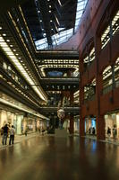 artificial lighting, ceiling, eye level view, interior, light, Poland, Poznan, retail, shopping centre, Wielkopolskie