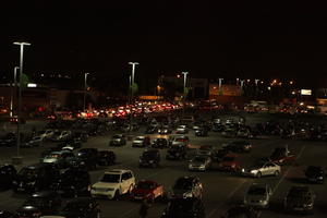 artificial lighting, car, elevated, England, London, night, parking, The United Kingdom