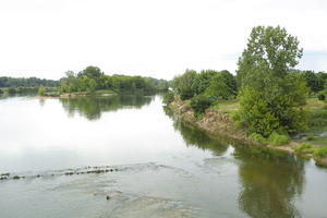 Beaugency, Centre, coastline, day, elevated, France, natural light, river, tree, vegetation