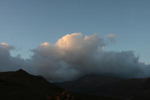 Canarias, cloud, dusk, elevated, evening, Las Palmas, mountain, sky, Spain, sunset