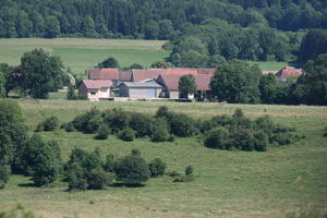 Bourgogne, day, elevated, France, grass, Macon, natural light, tree, vegetation, village, woodland