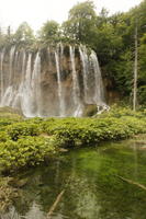 Croatia, day, diffuse, diffused light, eye level view, Karlovacka, lake, natural light, plant, shrub, summer, waterfall