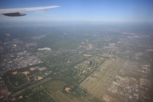 aerial view, city, day, field, Manhattan, New York, The United States