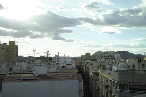 Alicante, antenna, city, cityscape, cloud, day, elevated, roof, roofscape, Spain, sunny, sunset, Valenciana