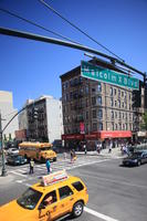 building, bus, car, day, elevated, Manhattan, New York, street, sunny, The United States