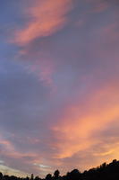 below, Chateauneuf, Cirrostratus, cloud, cloudy, dawn, dusk, evening, France, golden hour, looking up, outdoor lighting, outdoors, Provence Alpes Cote D