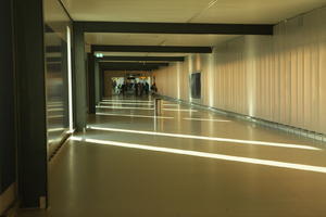 airport, Copenhagen , corridor, Denmark, dusk, eye level view, floor, interior, Kobenhavn, spring