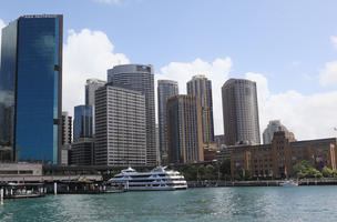 Australia, cityscape, day, eye level view, marina, New South Wales, ship, summer, sunny, Sydney