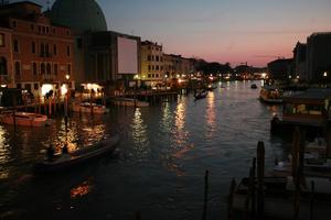 architecture, artificial lighting, boat, building, canal, elevated, Italia , night, Veneto, Venice