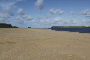 autumn, beach, day, England, eye level view, sunny, The United Kingdom