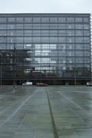 building, Copenhagen , day, Denmark, eye level view, facade, glass, Kobenhavn, office, overcast, pavement