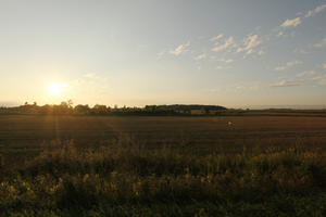 autumn, cloud, day, eye level view, field, golden hour, Scotland, sky, sunset, The United Kingdom, Tobermory