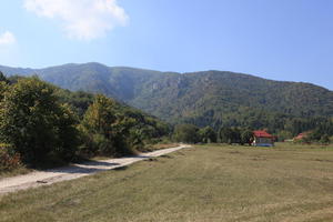 Croatia, day, eye level view, field, grass, Karlovacka, mountain, sunny, woodland