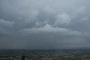 Arezzo, cloud, day, diffuse, diffused light, elevated, Italia , sky, storm, Toscana, valley