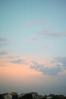 Cirrocumulus, cloud, cloudy, Croatia, dusk, dusk, evening, eye level view, open space, sky, summer, Zadarska