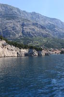 coastline, Croatia, day, eye level view, Makarska, mountain, seascape, Splitsko-Dalmatinska, summer, vegetation