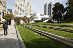 autumn, California, day, eye level view, grass, park, San Francisco, steps, sunny, The United States