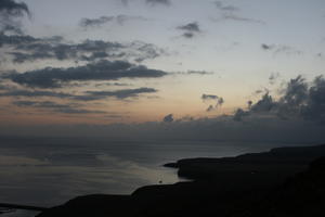 Canarias, cloud, dusk, elevated, evening, Las Palmas, seascape, sky, Spain, sunset