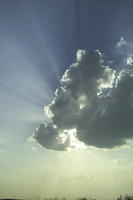 Andalucia, below, cloud, day, San Pedro, sky, Spain, summer, sun glare, sunny