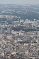 aerial view, autumn, city, cityscape, day, diffuse, diffused light, France, Ile-De-France, Paris