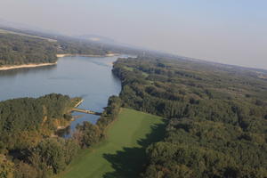 aerial view, Austria, day, forest, natural light, river, sunny, vegetation, Vienna, Wien