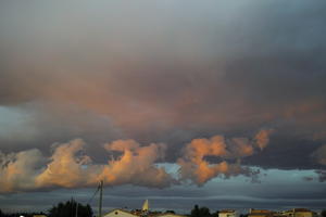 cloud, cloudy, Croatia, Cumulonimbus, evening, eye level view, natural light, open space, sky, storm, summer, Zadarska