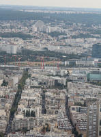 aerial view, autumn, city, cityscape, day, diffuse, diffused light, France, Ile-De-France, Paris