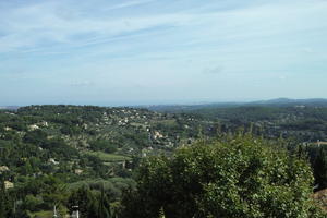 Chateauneuf, clear, day, elevated, eye level view, France, mountain, Provence Alpes Cote D