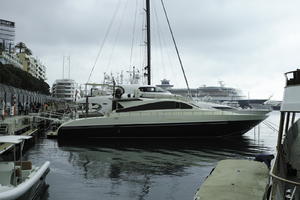 ambient light, day, diffused light, eye level view, marina, Monaco, Monte Carlo, Monte-Carlo, natural light, overcast, sailboat, spring, transport, yacht