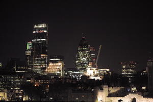 autumn, city, cityscape, elevated, England, evening, London, night, The United Kingdom