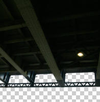 ambient light, below, bridge, cutout, day, natural light, structure