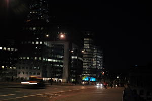 building, city, city, city lights, cityscape, England, evening, eye level view, London, night, street, The United Kingdom, winter