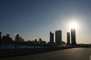 afternoon, cityscape, day, eye level view, Florida, Miami, road, sunny, The United States, winter