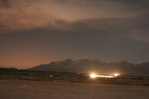 Arequipa, Arequipa, autumn, cloud, eye level view, mountain, night, Peru, sky