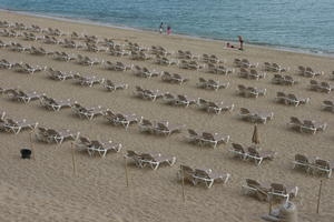 autumn, beach, Canarias, day, elevated, furniture, Las Palmas, natural light, Spain, sunbed