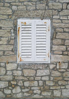 Croatia, masonry, orthogonal, rubble masonry, stone, wall, window