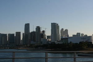 afternoon, cityscape, day, eye level view, Florida, Miami, railing, The United States, winter