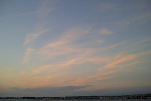 Cirrus, cloud, Croatia, dusk, dusk, evening, eye level view, open space, sky, summer, Zadarska