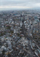 aerial view, city, day, diffuse, diffused light, England, London, overcast, The United Kingdom, urban, winter