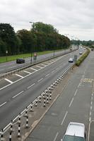 car, day, elevated, England, guardrail, London, natural light, road, The United Kingdom, vegetation