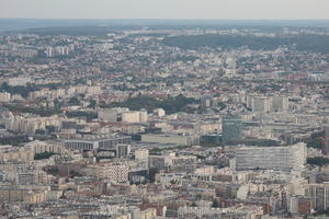 aerial view, autumn, city, cityscape, day, diffuse, diffused light, France, Ile-De-France, Paris