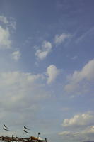 afternoon, blue, cloud, cloudy, Croatia, Cumulus, day, eye level view, open space, sky, summer, Zadarska