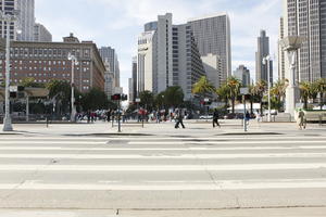 California, day, eye level view, San Francisco, street, summer, sunny, The United States, urban