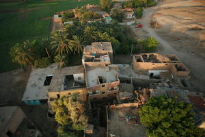 aerial view, building, dusk, East Timor, Egypt, Egypt, palm