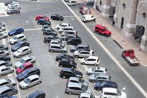 above, car, city, day, Italia , Lazio, parking, Rome, summer, sunny, urban