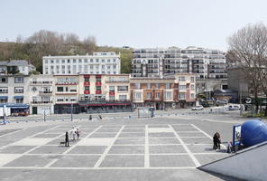 Boulogne-sur-Mer, day, elevated, France, Nord-Pas-de-Calais, pavement, spring, square, sunny, urban