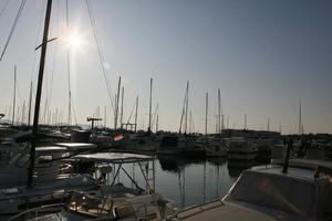 boat, Croatia, dusk, eye level view, marina, yacht, Zadar, Zadarska