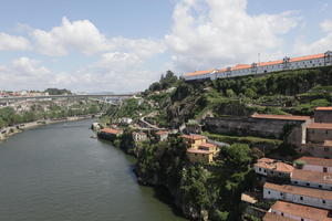 cityscape, day, elevated, Porto, Porto, Portugal, river, spring, sunny, urban